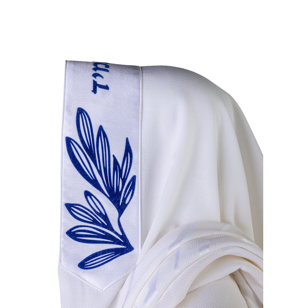 Talit Shiviti Blue leaves