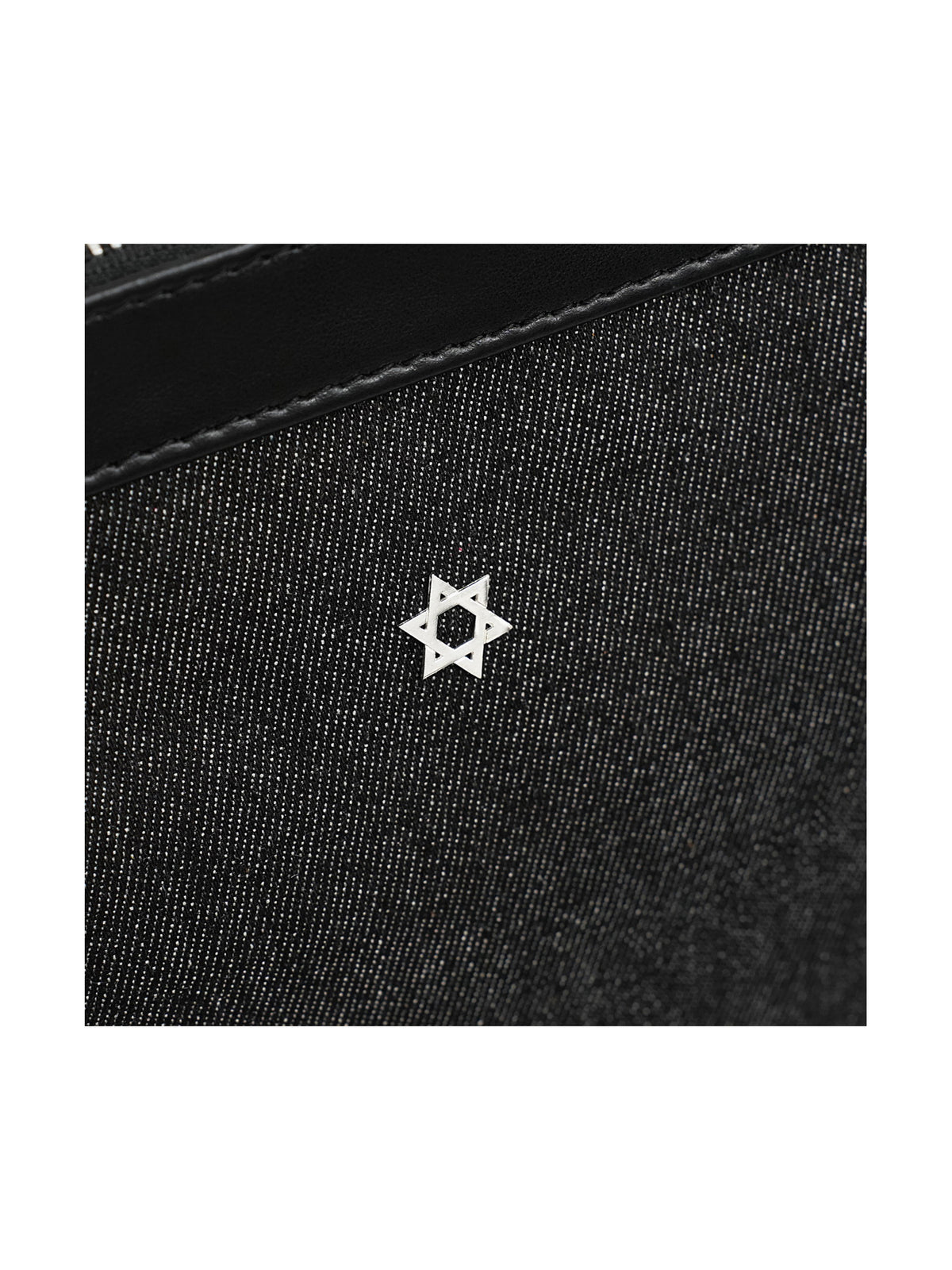 Guinness Bar Mitzvah Tefillin Bag with Leather and Pure Silver Star of David