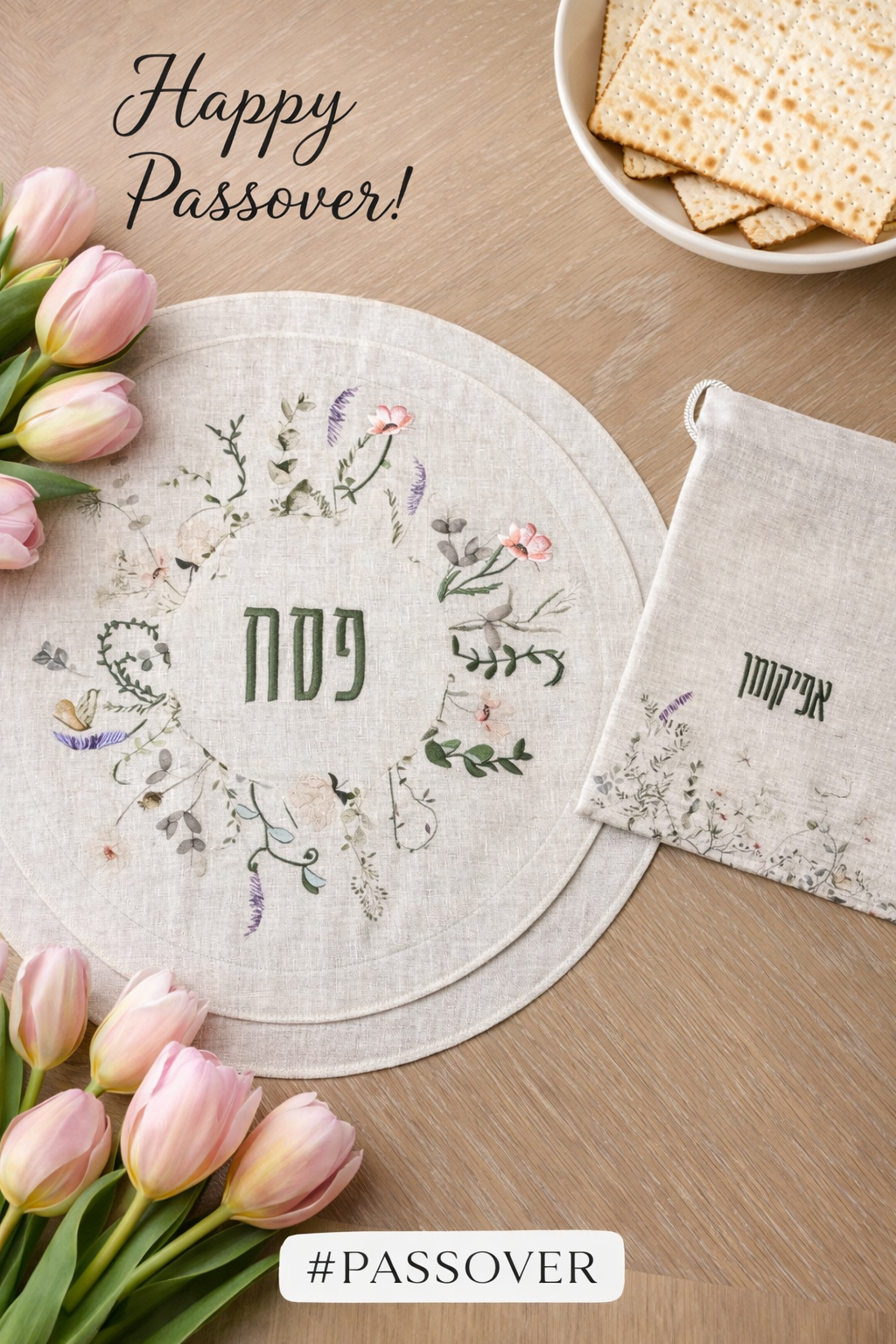 Blossom seder set
