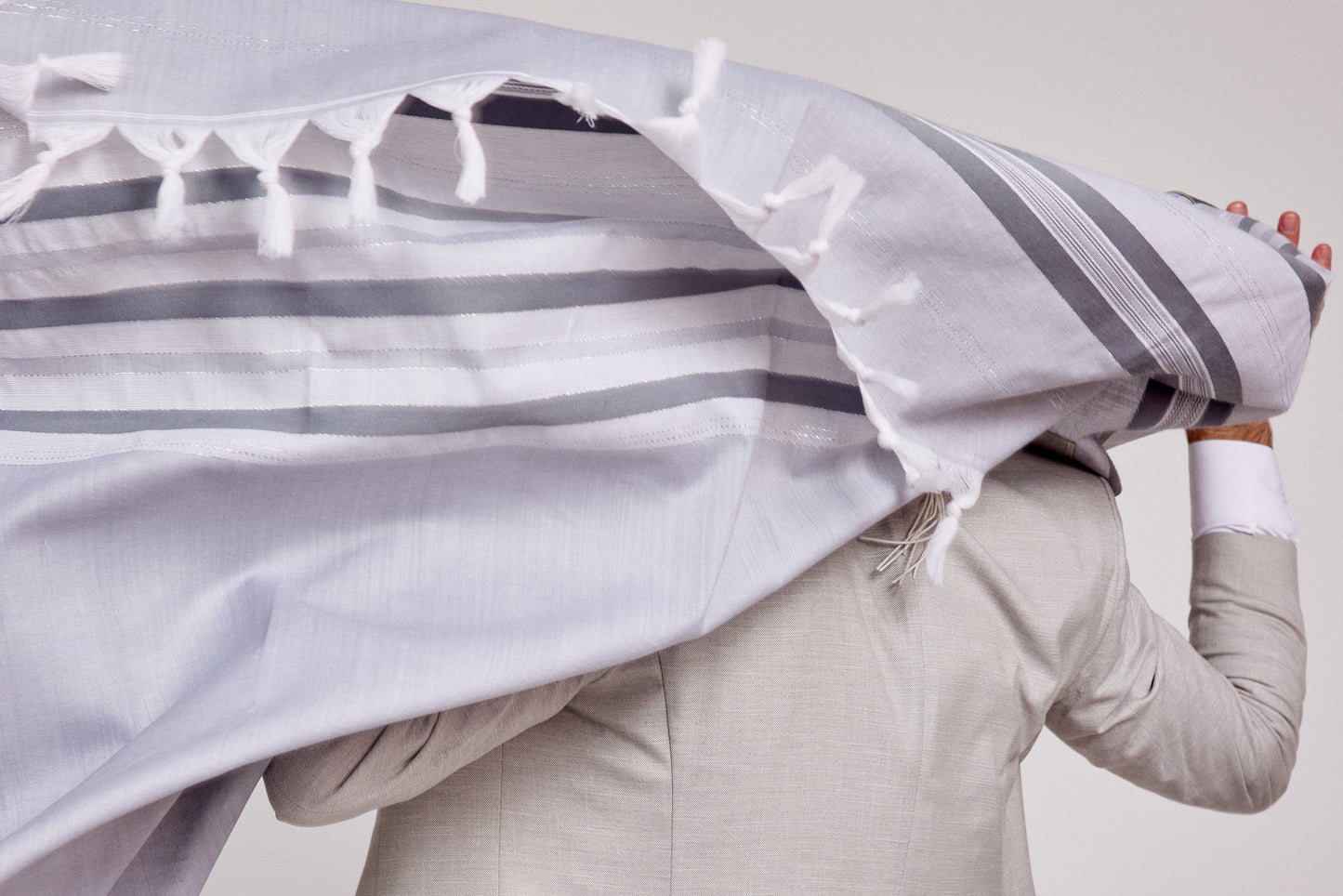 Talit Magen david - Gray