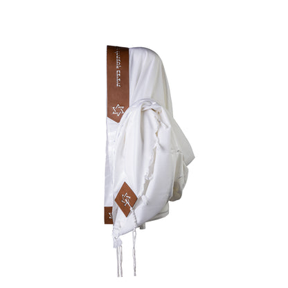 Talit Magen David  Leather Camel