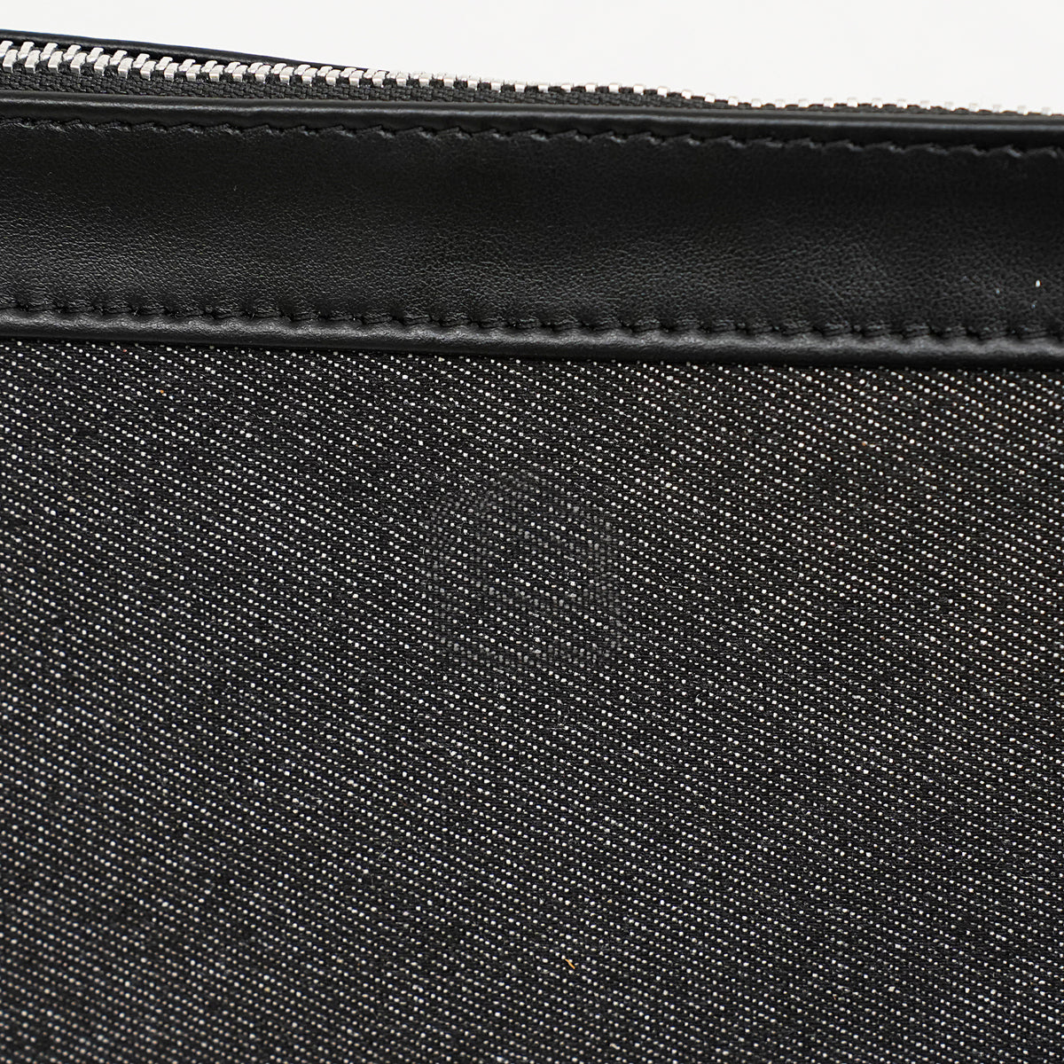 Bar Mitzvah Tefillin Bag - Denim & Leather with Silver Star of David