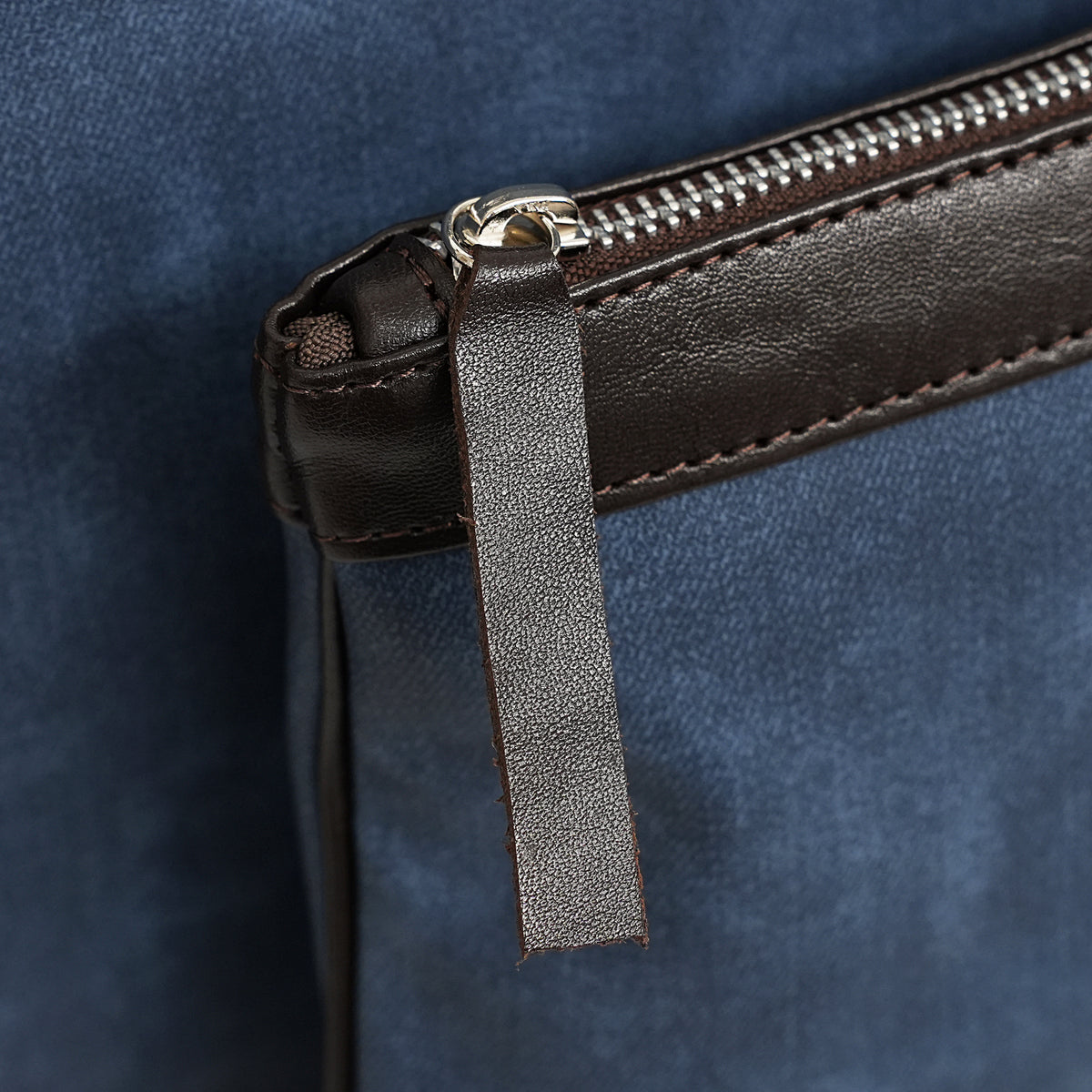 Talit & Tefillin Set - Faux Leather, Denim Texture