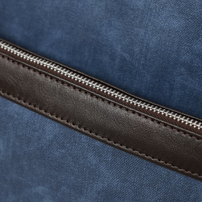 Talit & Tefillin Set - Faux Leather, Denim Texture