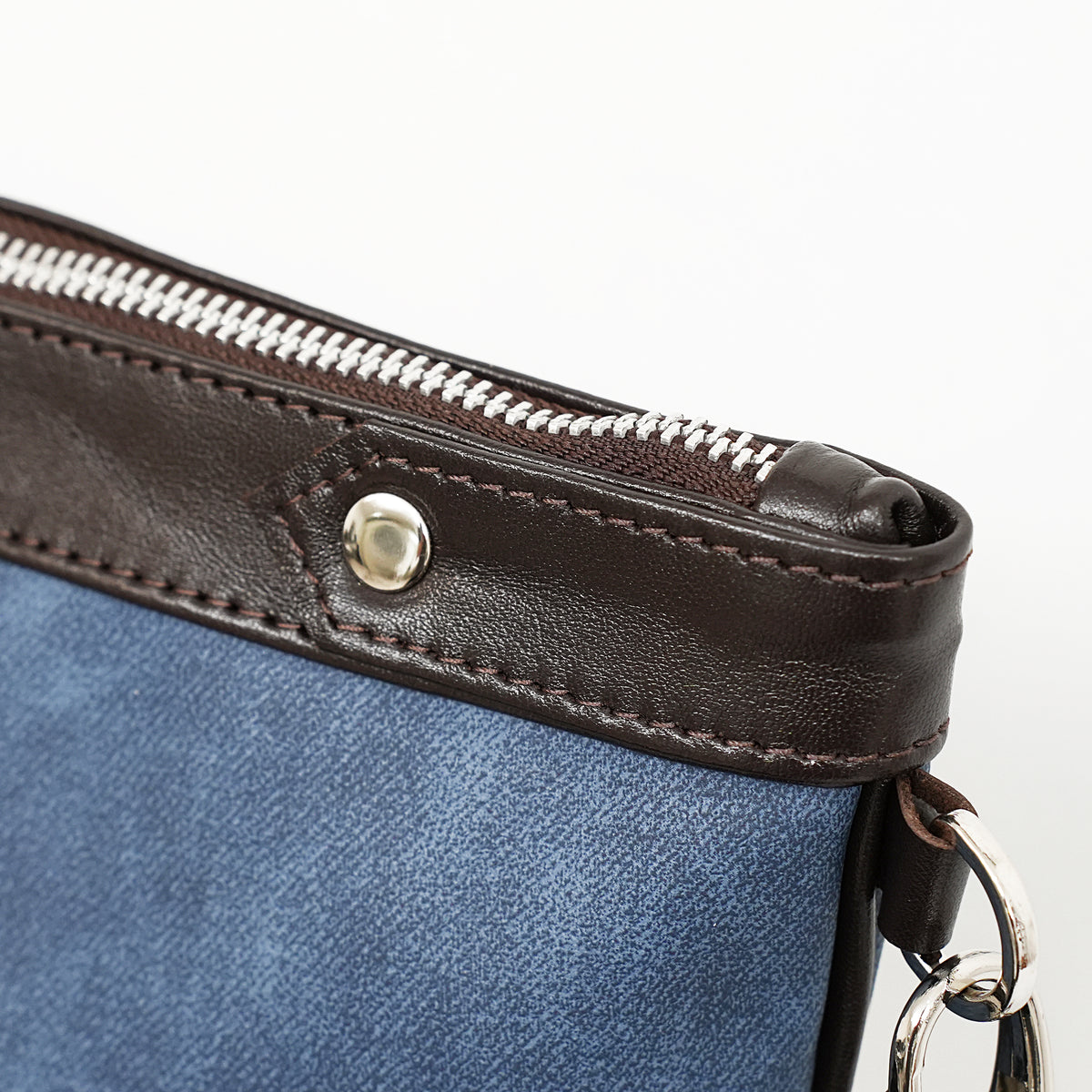 Talit & Tefillin Set - Faux Leather, Denim Texture