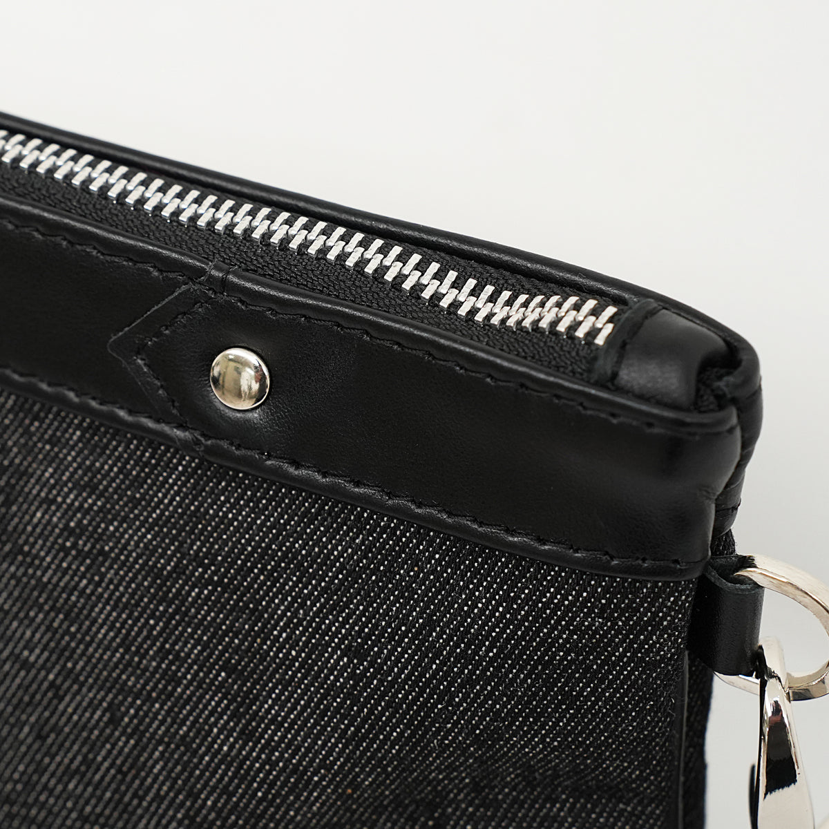 Bar Mitzvah Tefillin Bag - Denim & Leather