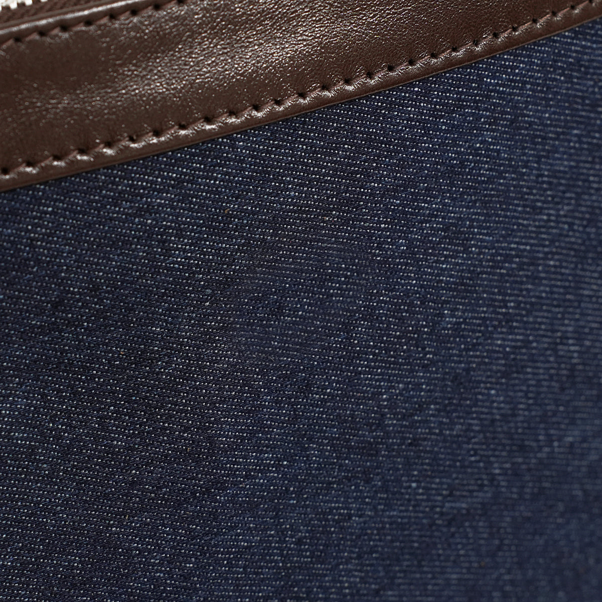 Bar Mitzvah Tefillin Bag - Denim & Leather with Silver Star of David