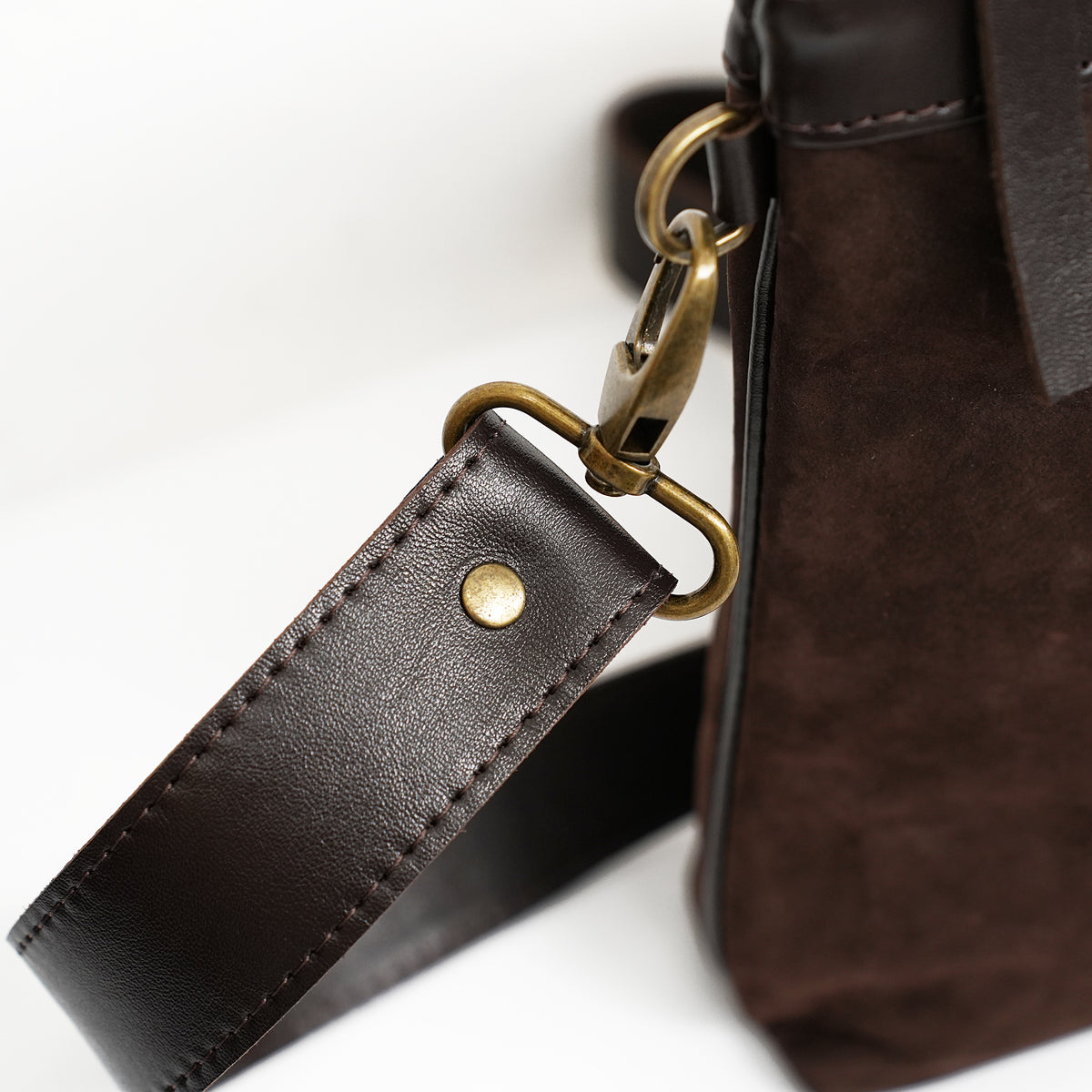Bar Mitzvah Tefillin Bag - Suede Leather