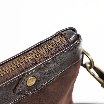 Bar Mitzvah Tefillin Bag - Suede Leather