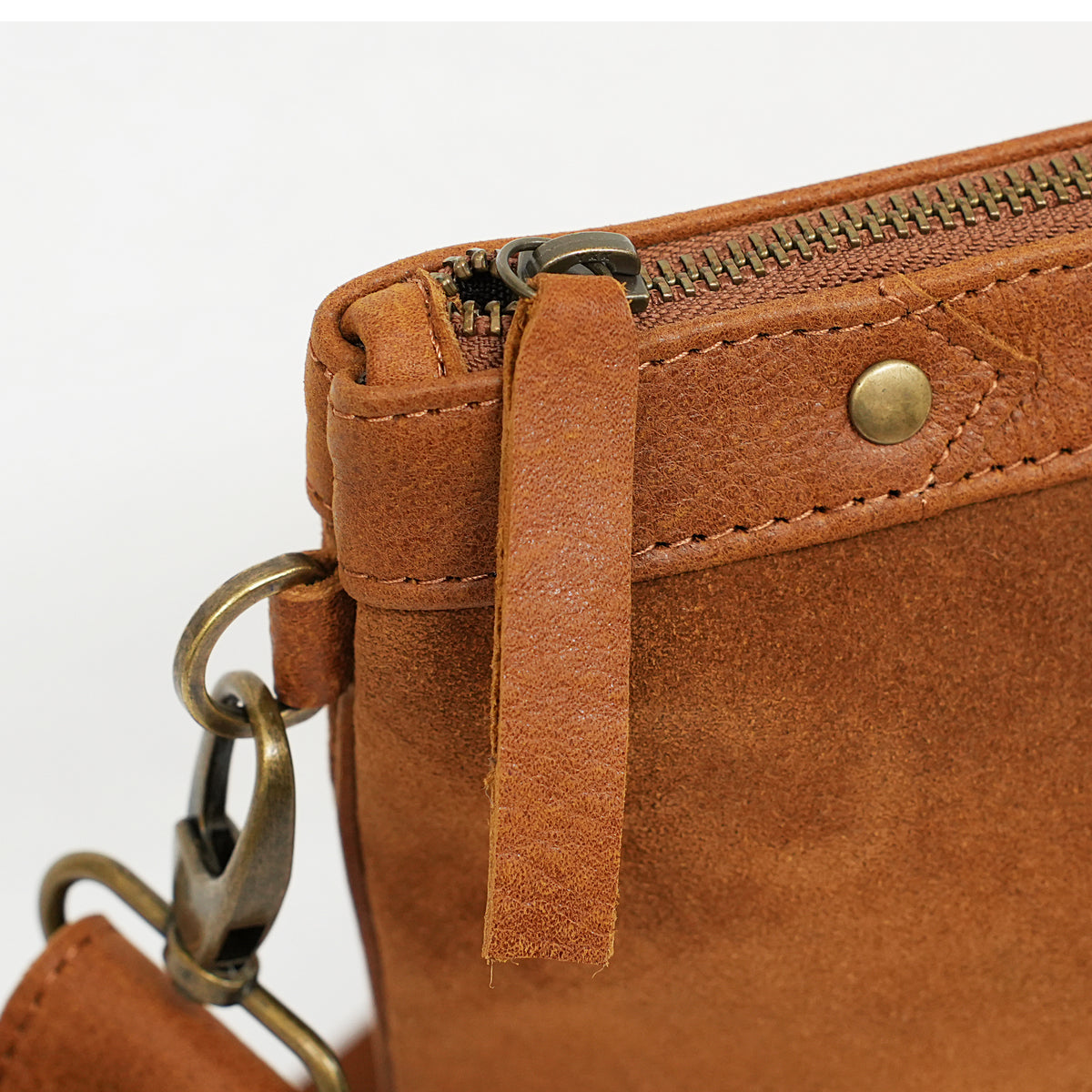 Bar Mitzvah Tefillin Bag - Suede Leather