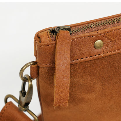 Bar Mitzvah Tefillin Bag - Suede Leather