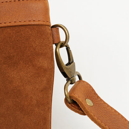 Bar Mitzvah Tefillin Bag - Suede Leather