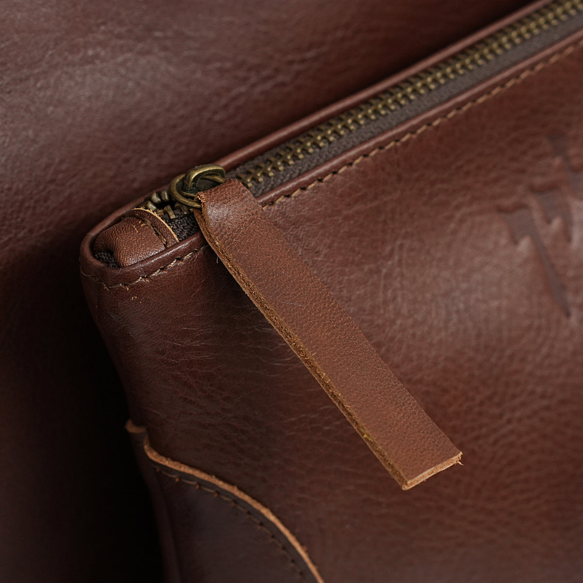 Talit & Tefillin Set - Ostrich-Texture Leather Zipper