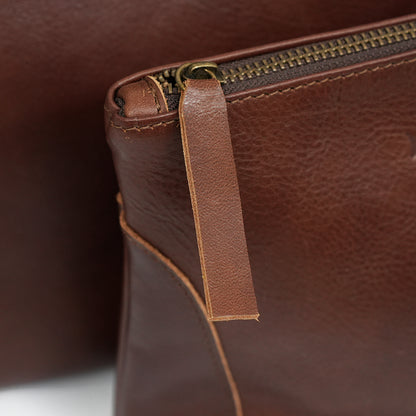 Talit & Tefillin Set - Ostrich-Texture Leather Zipper