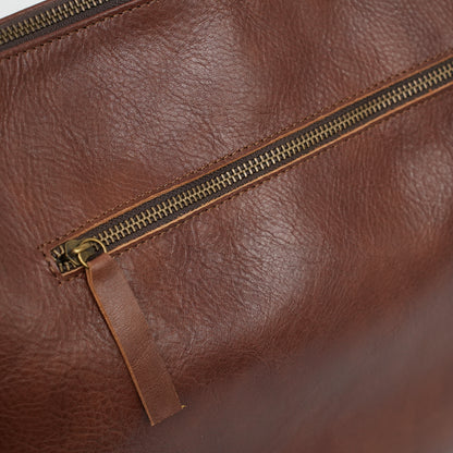 Talit & Tefillin Set - Ostrich-Texture Leather Zipper