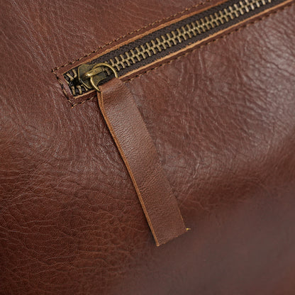 Talit & Tefillin Set - Ostrich-Texture Leather Zipper