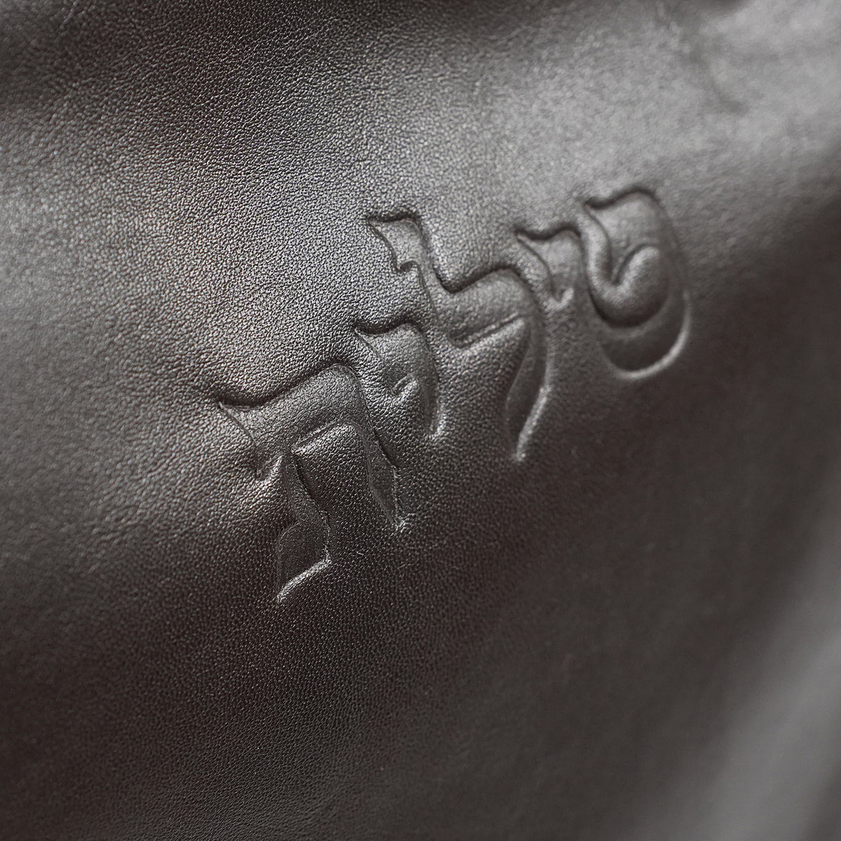 Talit & Tefillin Set - Ostrich-Texture Leather Zipper