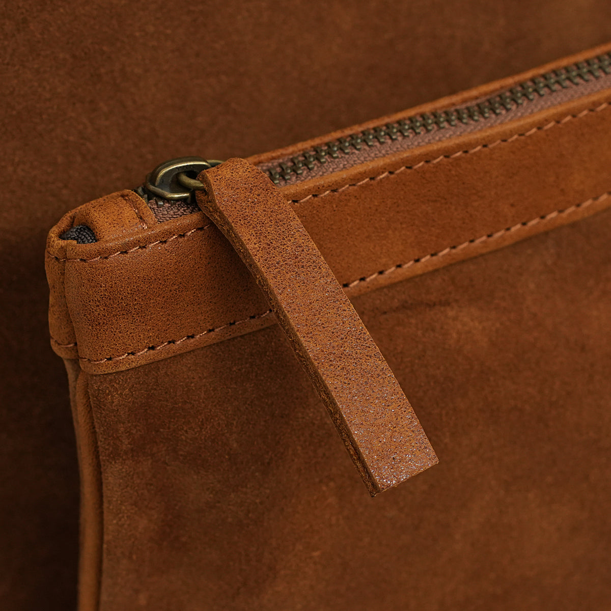 Talit & Tefillin Set - Suede Leather Zipper