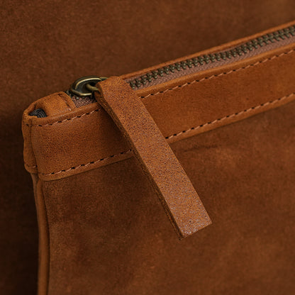 Talit & Tefillin Set - Suede Leather Zipper