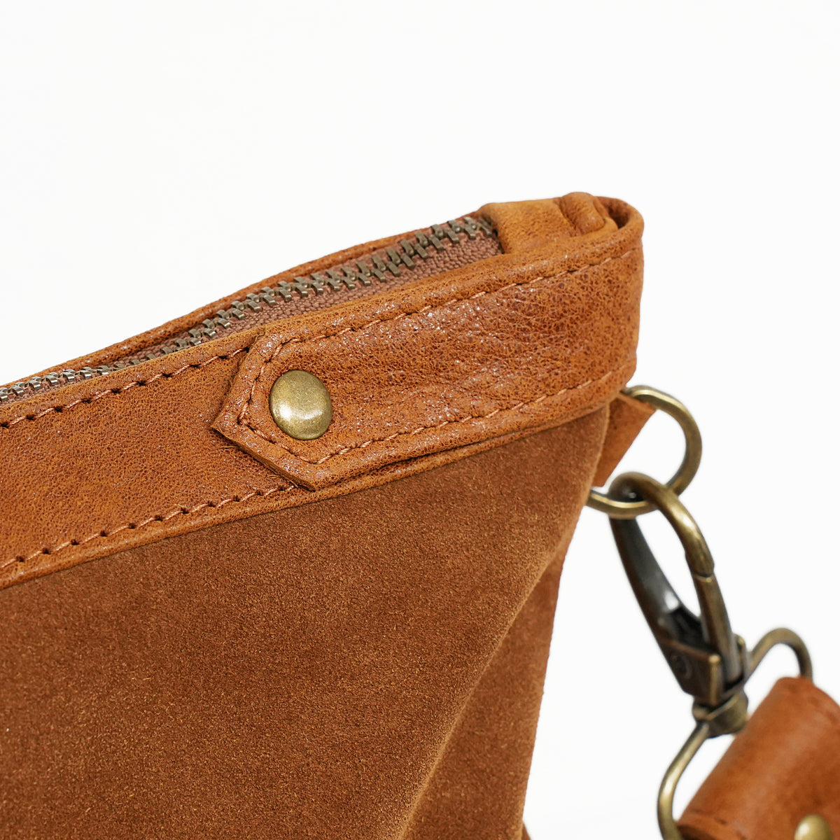 Talit & Tefillin Set - Suede Leather Zipper