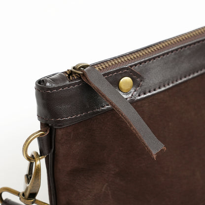 Bar Mitzvah Tefillin Bag - Denim & Leather with Silver Star of David