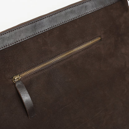 Bar Mitzvah Tefillin Bag - Denim & Leather with Silver Star of David