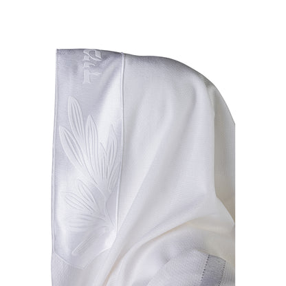 Talit Shiviti White leaves