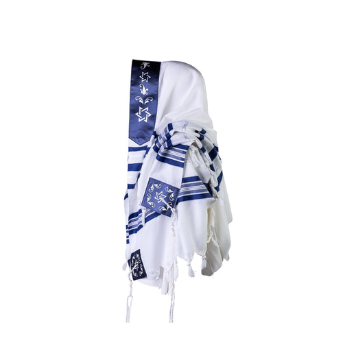 Talit Magen David + Leaf