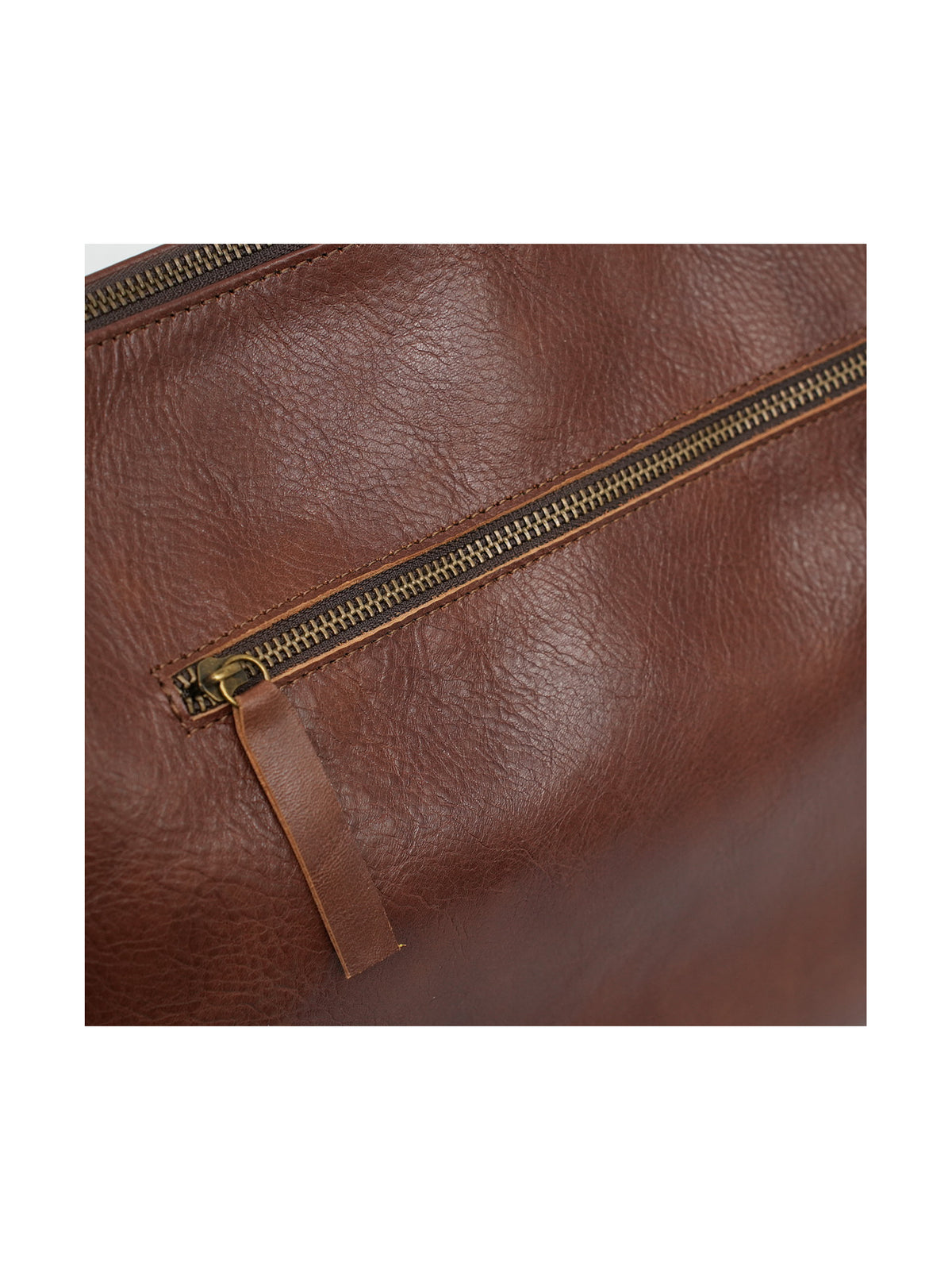 Britz Leather Zipper Talit and Tefillin Bag Set