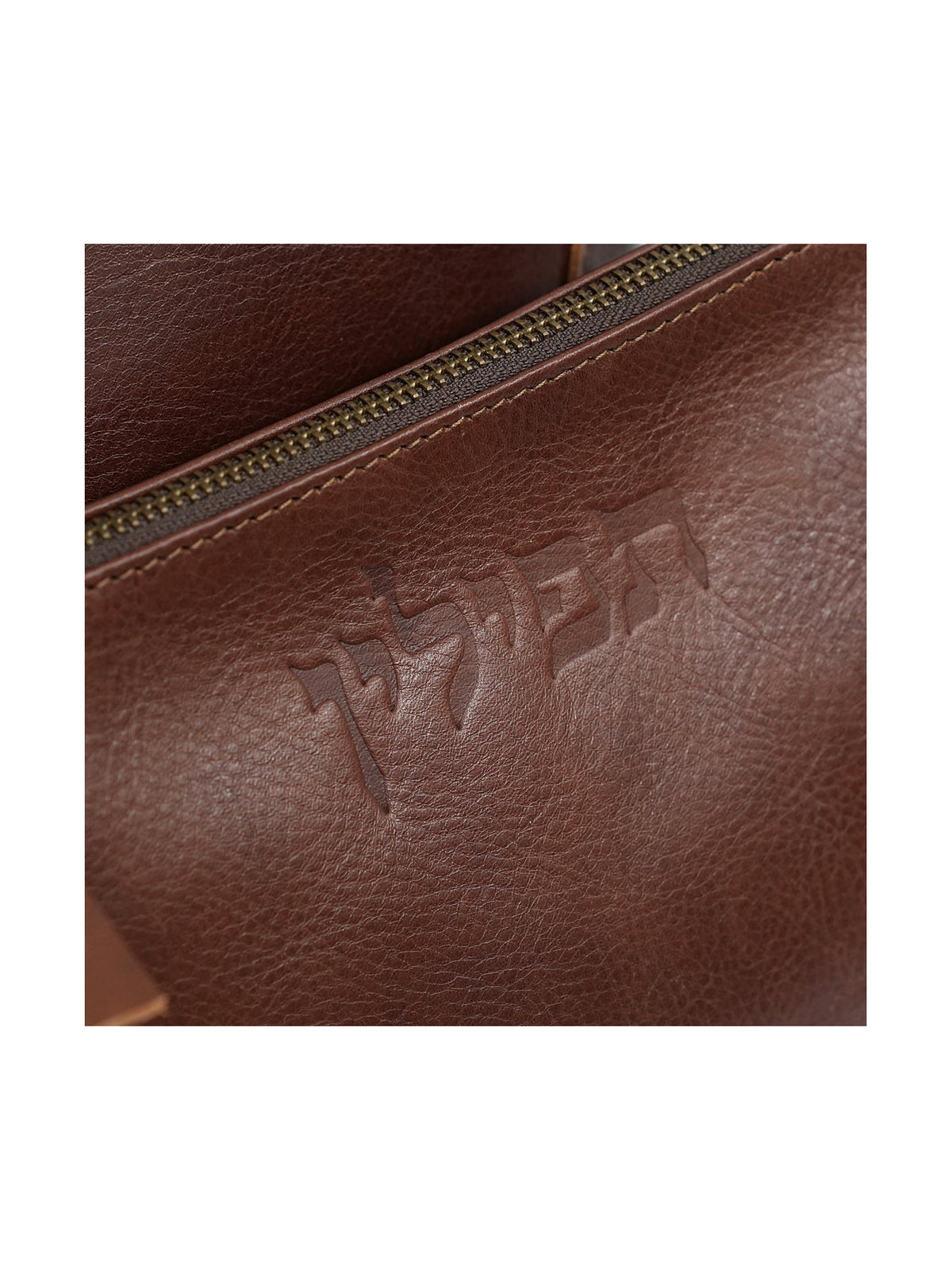 Britz Leather Zipper Talit and Tefillin Bag Set