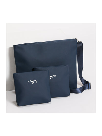 Talit and Tefillin Bag Set with Rashi & Rabbeinu Tam Tefillin Bags
