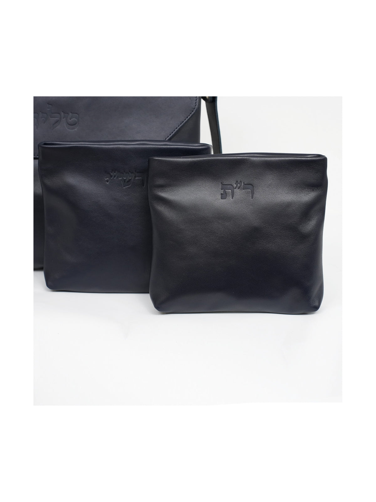 Luxury Talit and Tefillin Bag Set with Rashi & Rabbeinu Tam Tefillin Bags