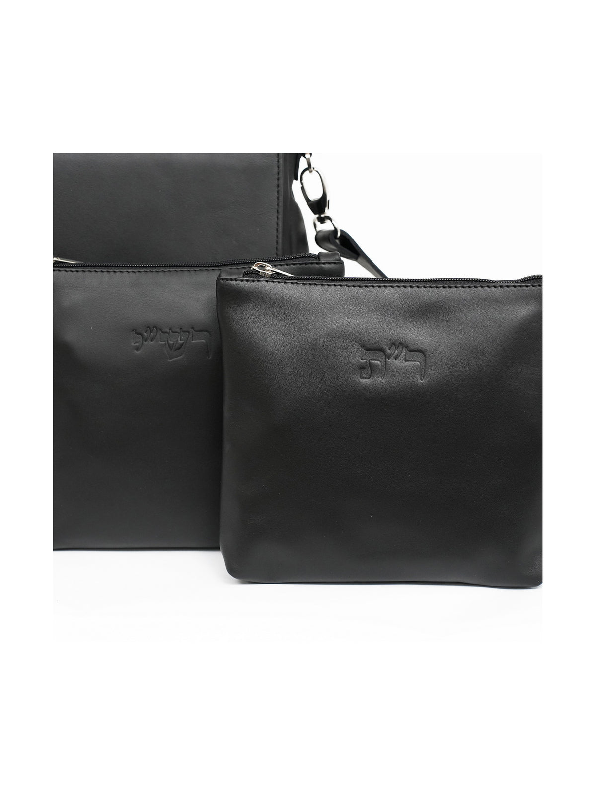 Luxury Talit and Tefillin Bag Set with Rashi & Rabbeinu Tam Tefillin Bags