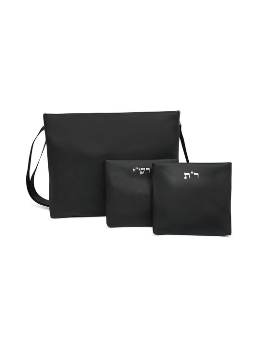 Talit and Tefillin Bag Set with Rashi & Rabbeinu Tam Tefillin Bags