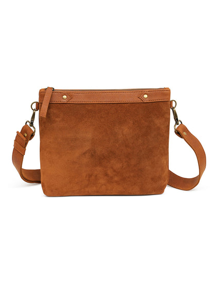 Bar Mitzvah Tefillin Bag in Suede Leather
