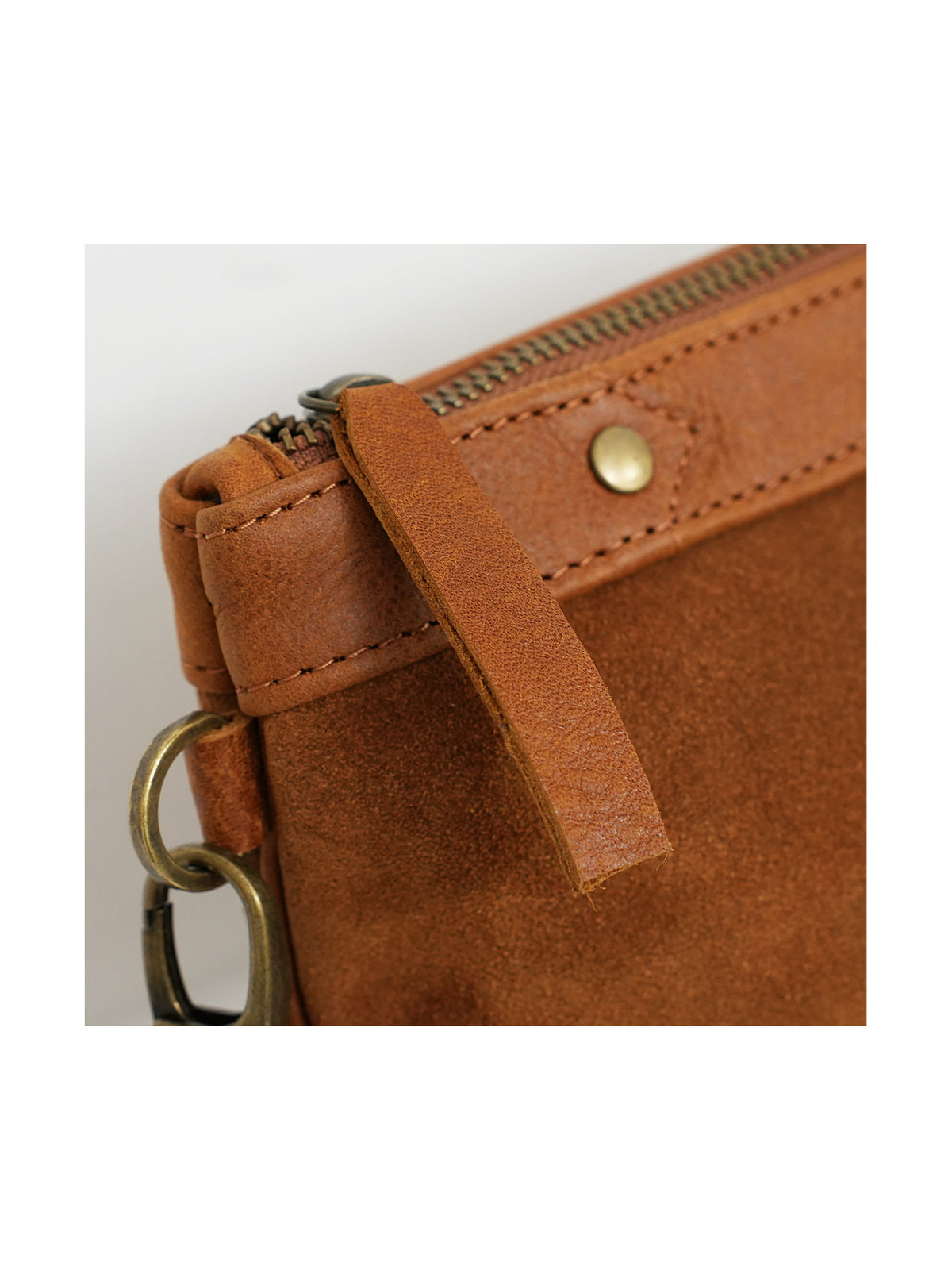 Bar Mitzvah Tefillin Bag in Suede Leather