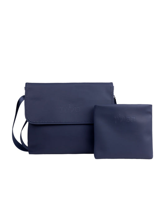 Compact Talit and Tefillin Bag Set - Flap Closure