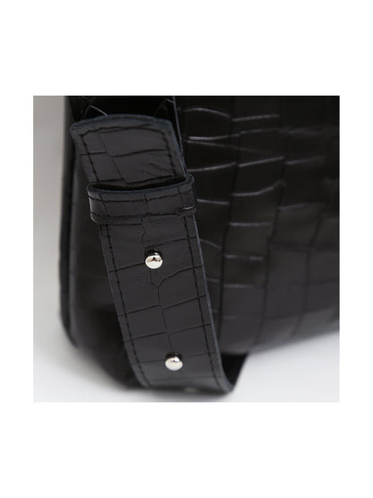 Leather Zipper Talit and Tefillin Bag Set