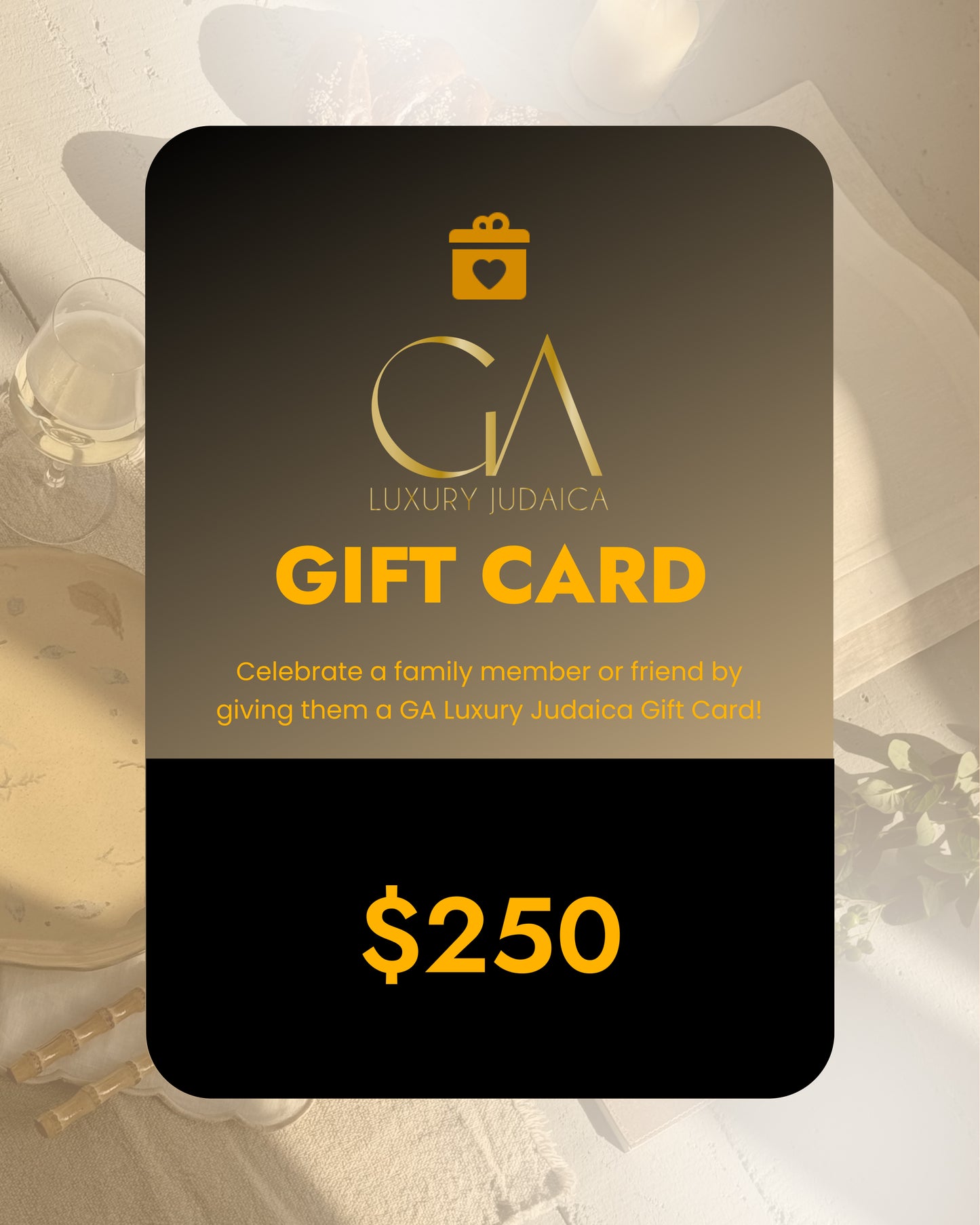 Judaica Gift Card