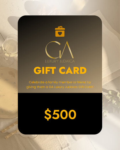 Judaica Gift Card