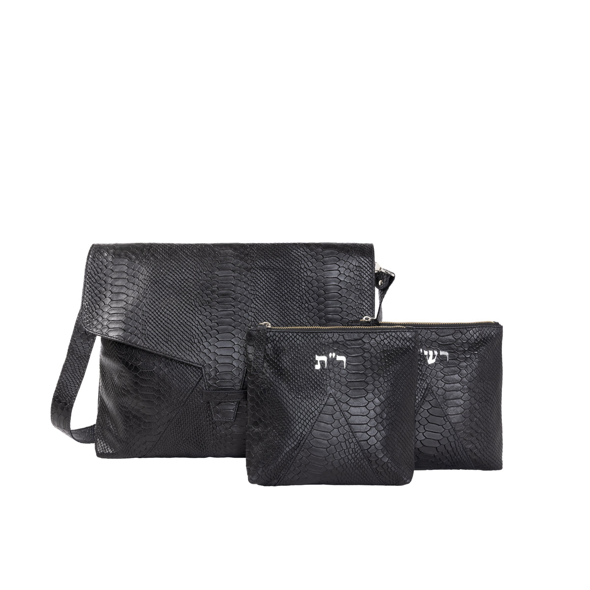 Keter David Talit & tefillin Set - Rashi R”T Black