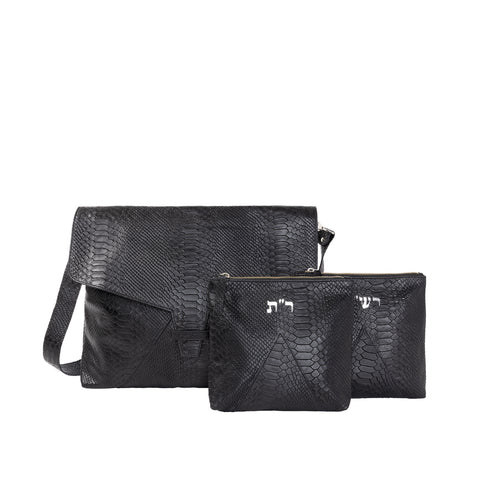 Keter David Talit & tefillin Set - Rashi R”T Black