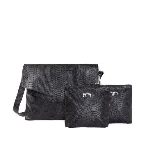 Keter David Talit & tefillin Set - Rashi R”T Black