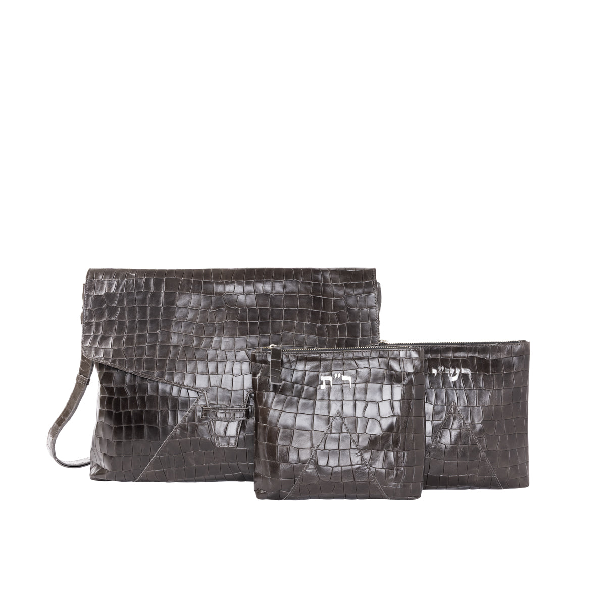 Keter David Talit & Tefillin Set - Rashi R”T Gray