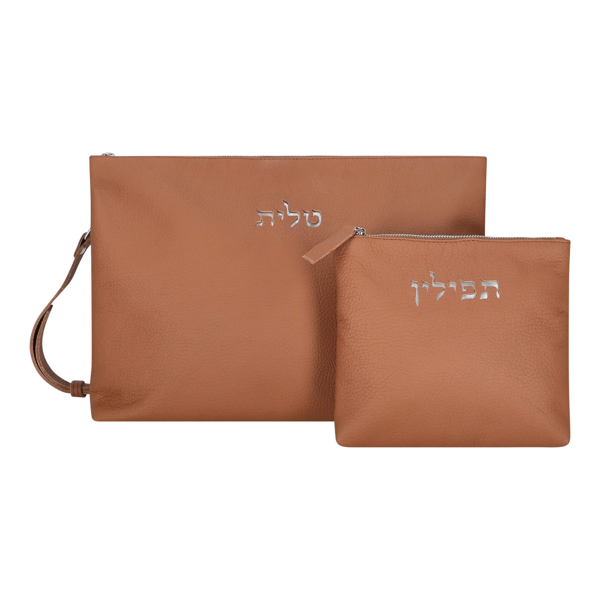 Magen David Talit & Tefillin Set - camel
