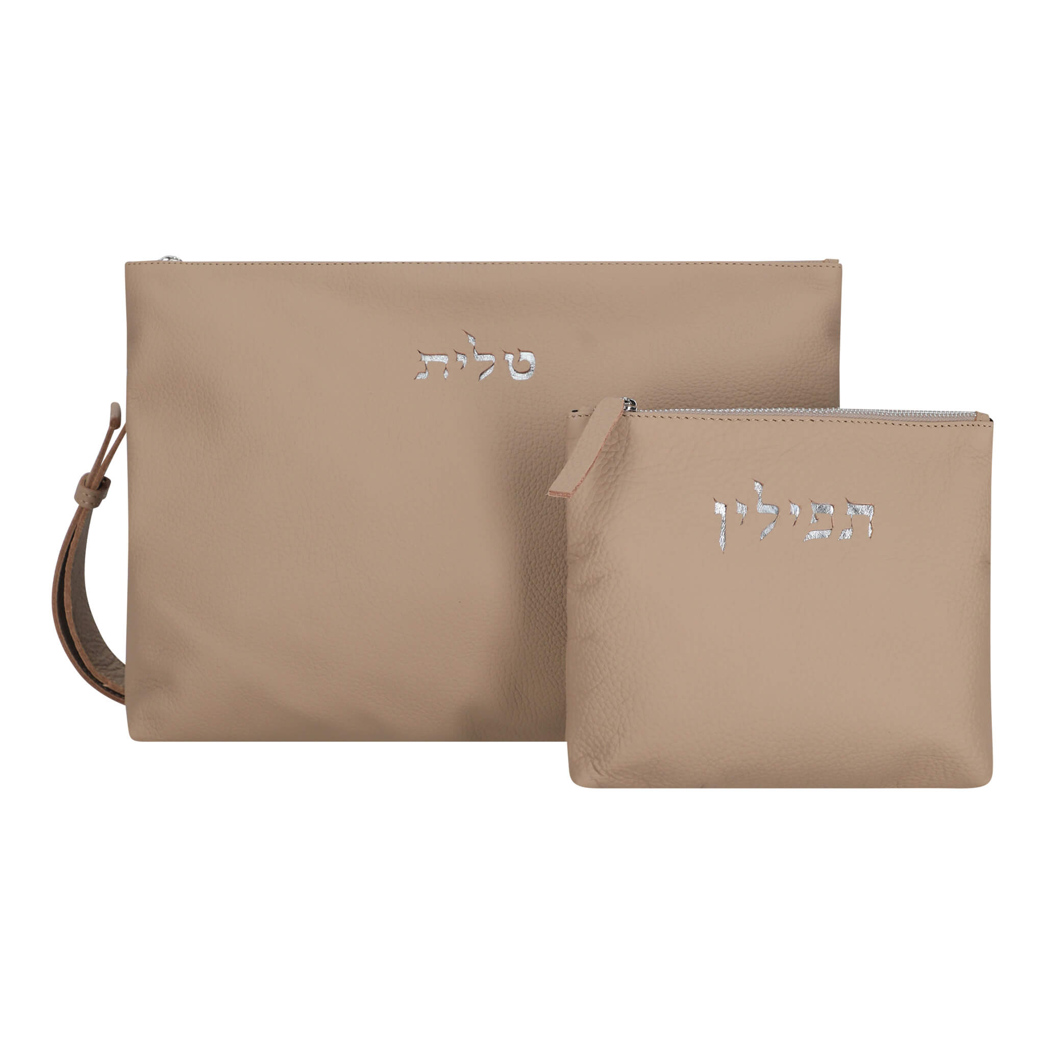 Magen David Talit & Tefillin Set - Light Camel