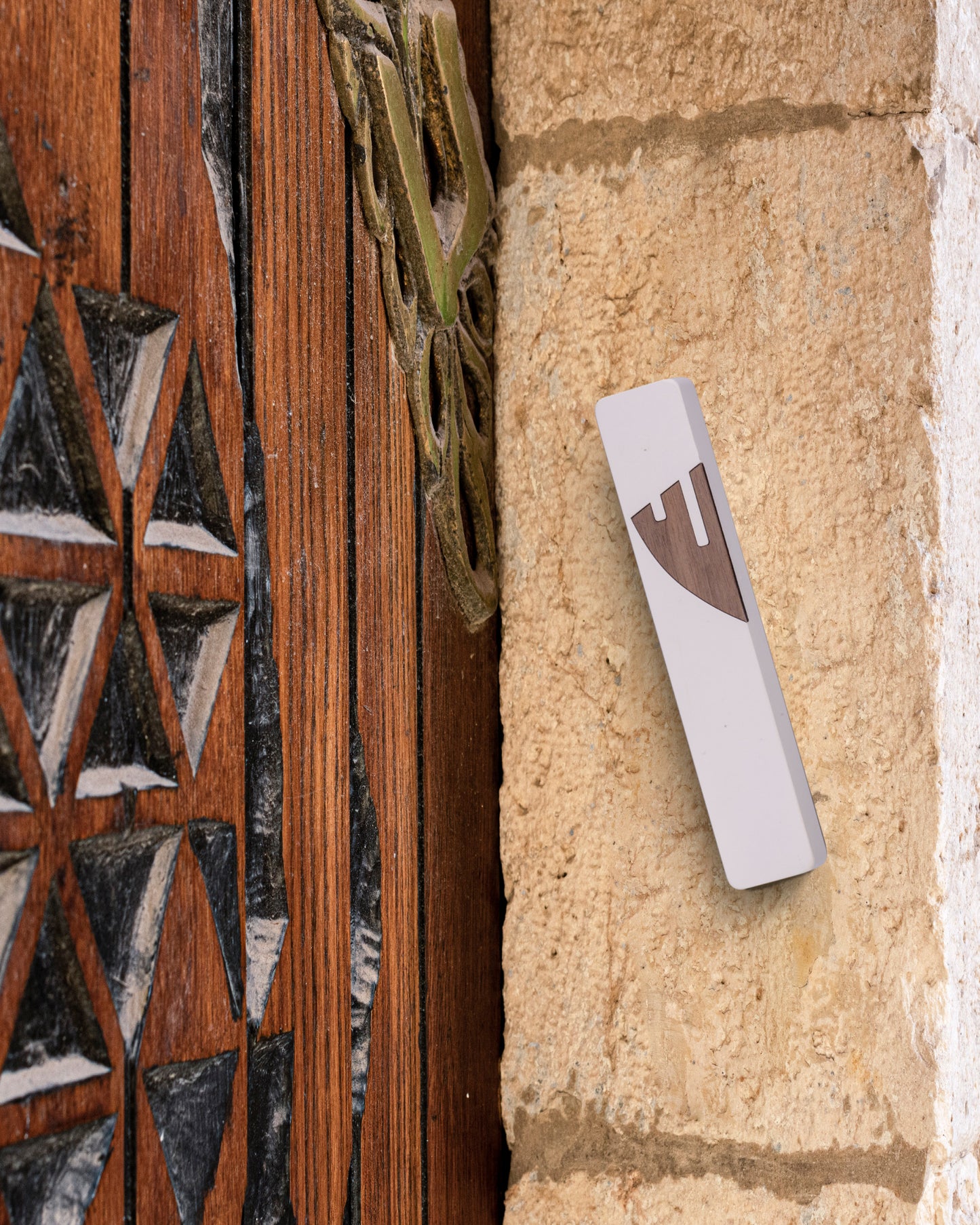 The Concrete Mezuzah- Golden Shin