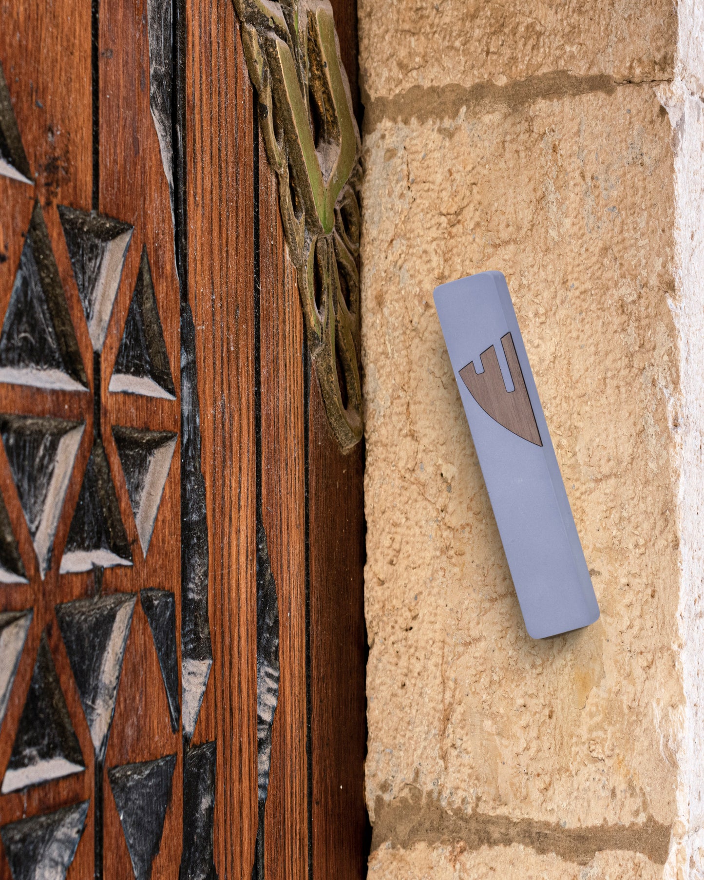 The Concrete Mezuzah- Golden Shin