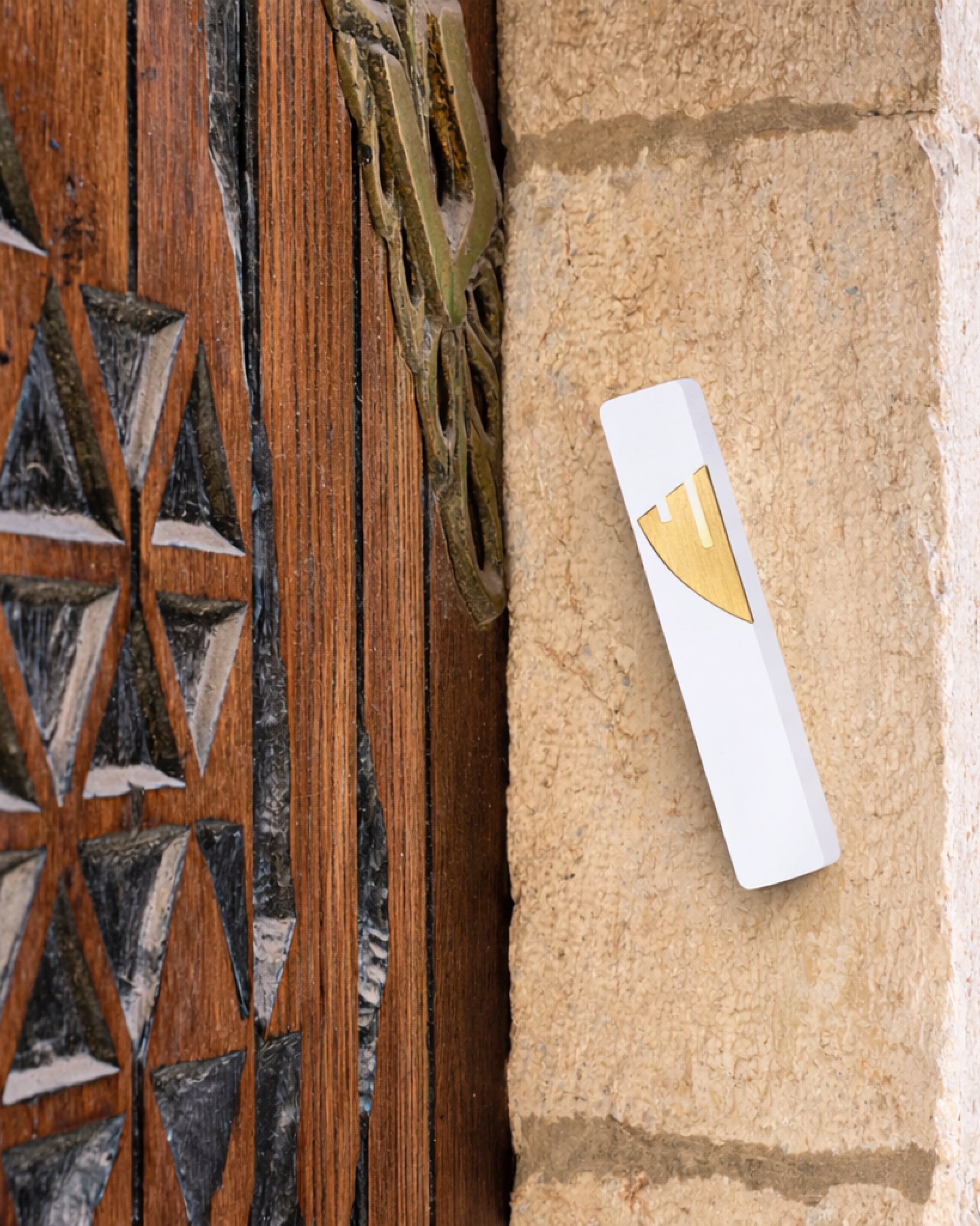 The Concrete Mezuzah- Golden Shin