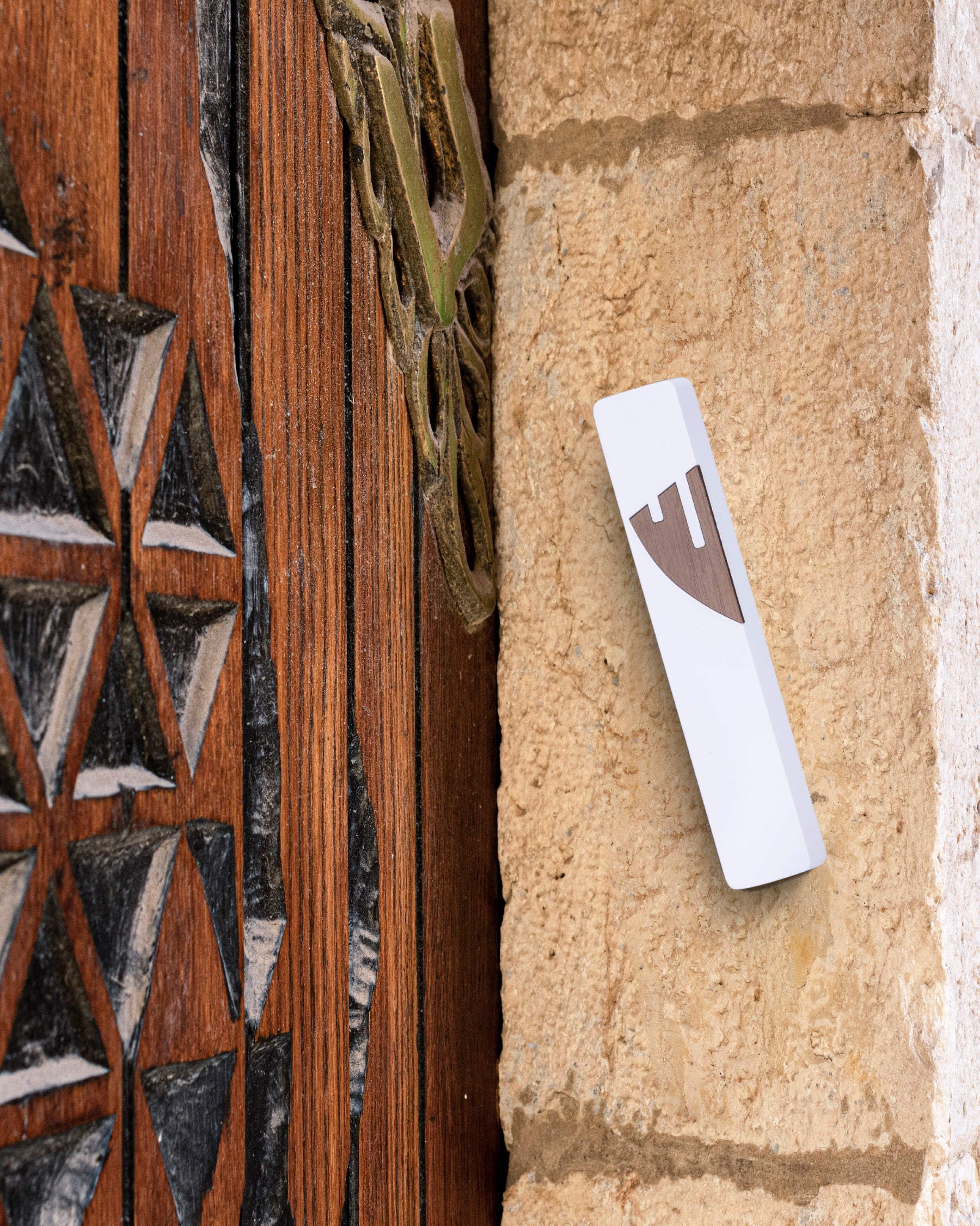 The Concrete Mezuzah- Golden Shin